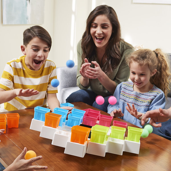 Franklin Sports Battle Buckets Pong Game Fast Paced Four Player Ping